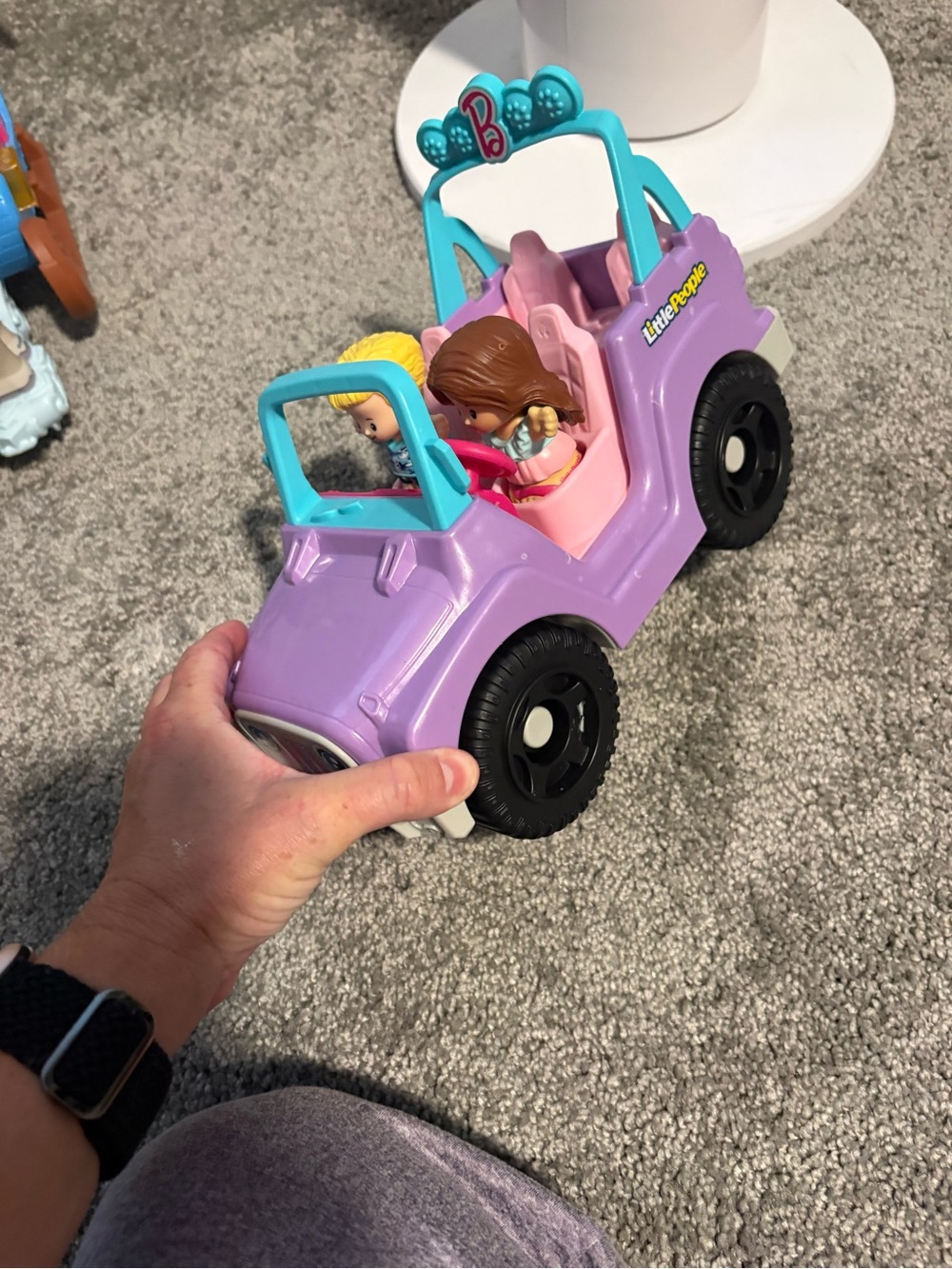 Little People Barbie Jeep Toy